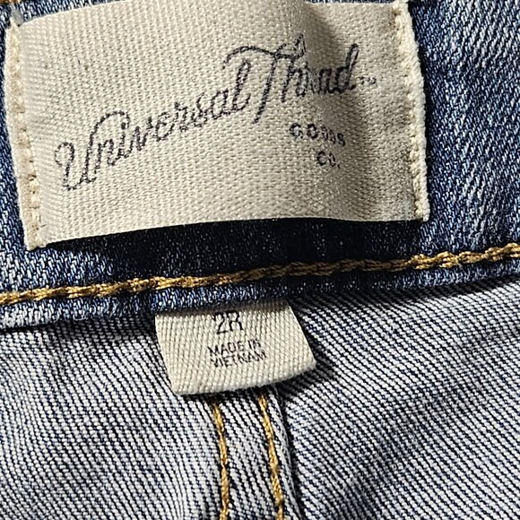 Universal Thread High Rise Skinny Jeans Womens Size 2 Stretch Light Wash Denim - Picture 6 of 9